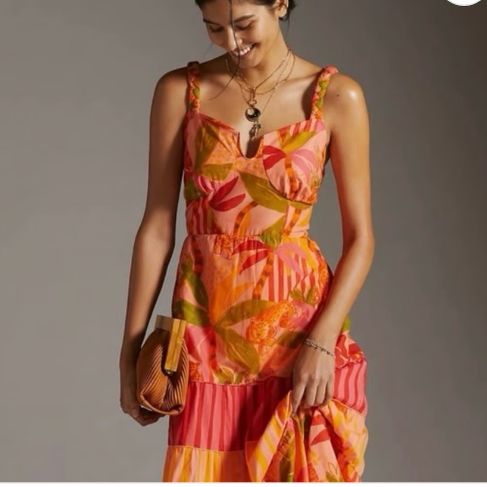 Farm Rio maxi dress size xs NWT